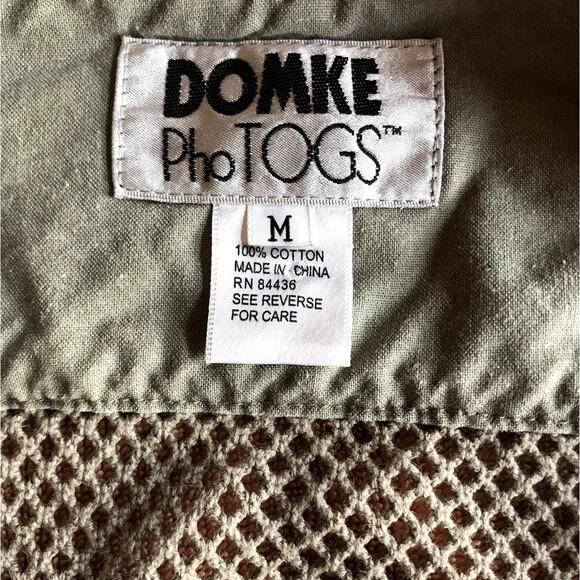 Domke PhoTOGS Mens Green Khaki and Mesh Photographers Vest size M - Picture 3 of 7